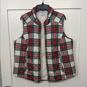 Crown and Ivy quilted vest 2X curvy